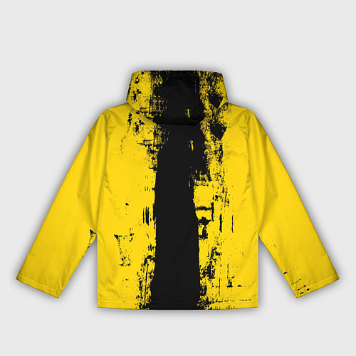 Женская ветровка Вертикальная черно-желтая полоса Cyberpunk 2077 / 3D-Черный – фото 2