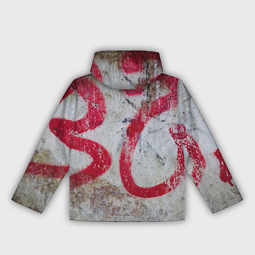 Женская ветровка Граффити на стене / 3D-Черный – фото 2