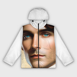 Ветровка с капюшоном женская Дориан Грэй, цвет: 3D-черный