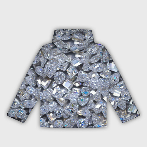 Женская ветровка Россыпь бриллиантов / 3D-Черный – фото 2