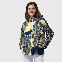 Ветровка с капюшоном женская Кибержук, цвет: 3D-белый — фото 2