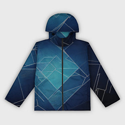 Ветровка с капюшоном женская Геометрическая бесконечность, цвет: 3D-черный