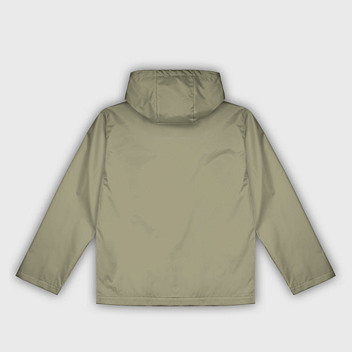 Женская ветровка Зеленый тренд без принта / 3D-Черный – фото 2