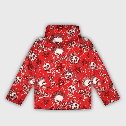 Женская ветровка Панк - анархист / 3D-Черный – фото 2