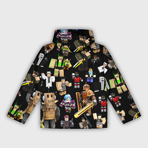 Женская ветровка Роблокс и его персонажи / 3D-Черный – фото 2