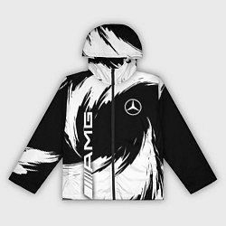 Ветровка с капюшоном женская Mercedes benz - white color, цвет: 3D-черный