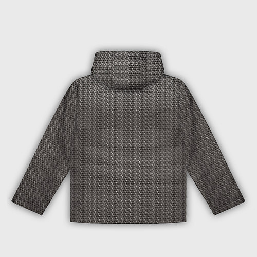 Женская ветровка Кольчуга серая / 3D-Черный – фото 2