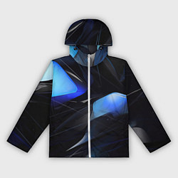 Женская ветровка Black blue elements