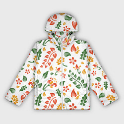 Ветровка с капюшоном женская Spring mood, цвет: 3D-белый