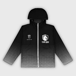 Ветровка с капюшоном женская Team Liquid black, цвет: 3D-белый