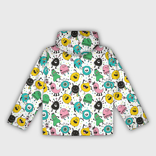 Женская ветровка Весёлые монстры / 3D-Черный – фото 2