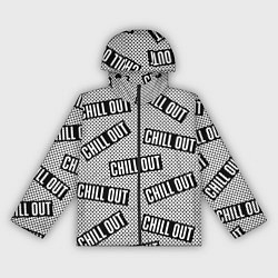 Ветровка с капюшоном женская Чилаут, цвет: 3D-черный