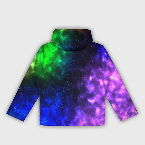 Женская ветровка Космос мультицвет / 3D-Черный – фото 2