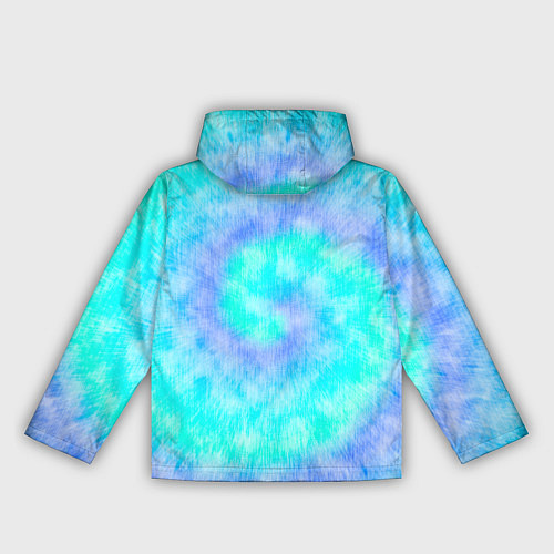 Женская ветровка Тай дай морская волна / 3D-Черный – фото 2