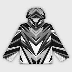 Ветровка с капюшоном женская Спортивная униформа - фитнес, цвет: 3D-белый