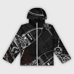 Женская ветровка Чертеж ракеты