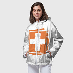 Ветровка с капюшоном женская Ed Sheeran Plus, цвет: 3D-белый — фото 2