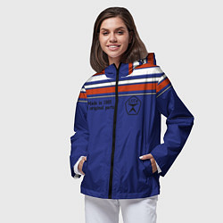 Ветровка с капюшоном женская Made in 1983, цвет: 3D-черный — фото 2