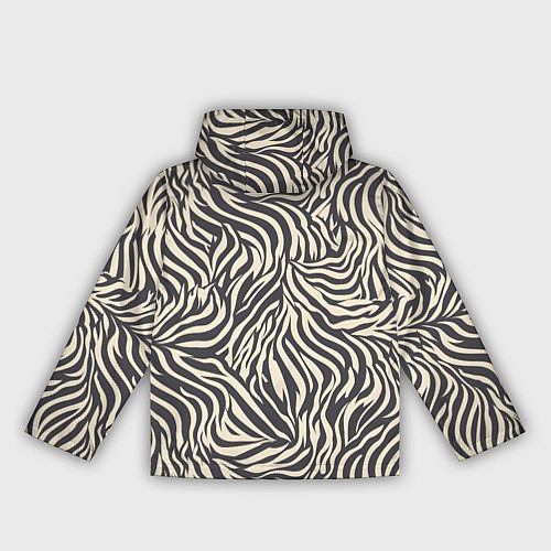 Женская ветровка Зебра паттерн / 3D-Черный – фото 2