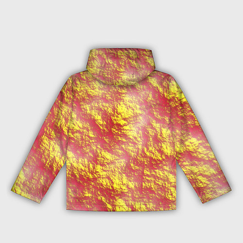 Женская ветровка Золото с оранжевым / 3D-Черный – фото 2