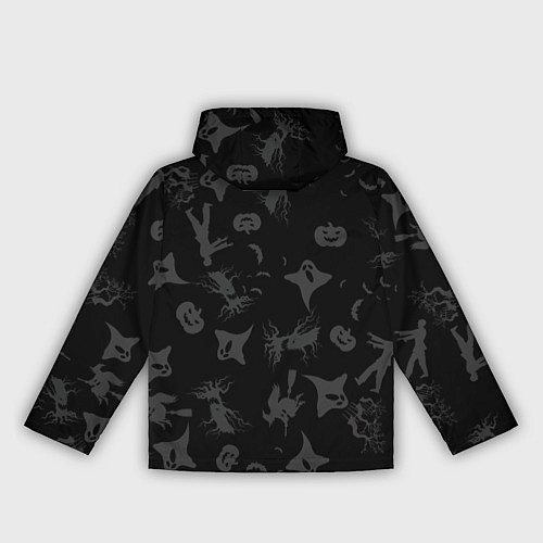 Женская ветровка Хэллоуин тематика / 3D-Черный – фото 2