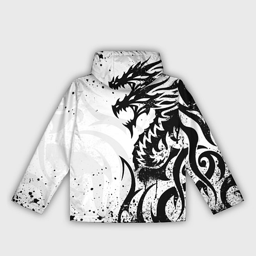 Женская ветровка Fox motocross - белый дракон / 3D-Черный – фото 2