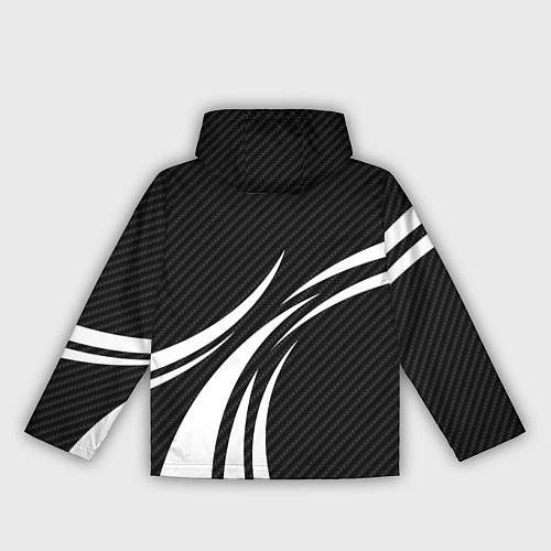 Женская ветровка Fox carbon line - white / 3D-Черный – фото 2