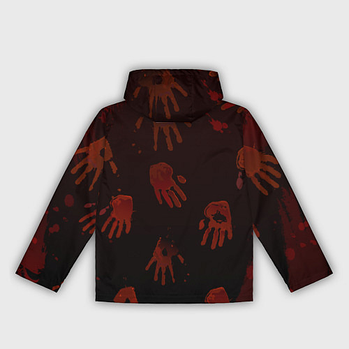 Женская ветровка Кровавые ладони / 3D-Черный – фото 2
