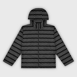 Ветровка с капюшоном женская Атмосфера паттерн черный, цвет: 3D-черный