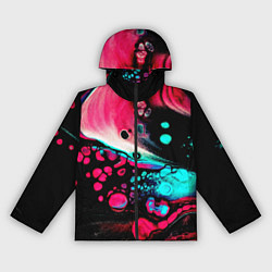 Ветровка с капюшоном женская Пигмент, цвет: 3D-черный