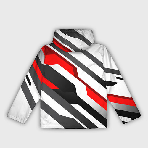 Женская ветровка Honda - red and white / 3D-Черный – фото 2