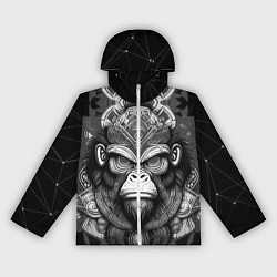 Женская ветровка Кинг Конг король обезьян на фоне созвездия