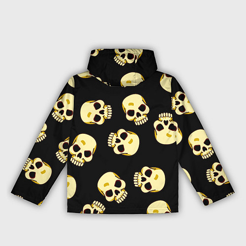 Женская ветровка Черепки для хэллоуина / 3D-Черный – фото 2