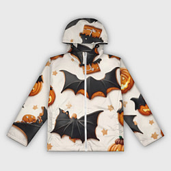 Ветровка с капюшоном женская Сладкий хеллоуин, цвет: 3D-белый