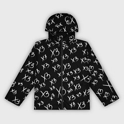 Ветровка с капюшоном женская Хрен знает, цвет: 3D-черный