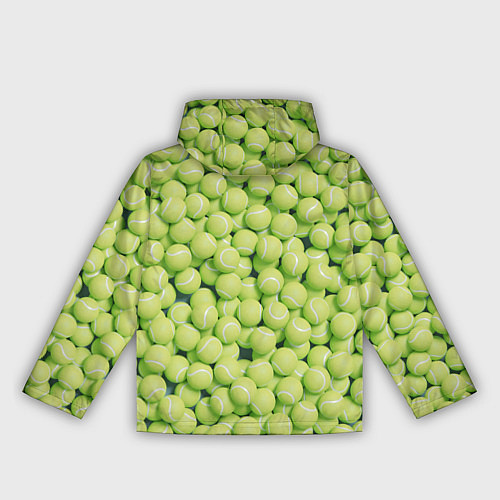Женская ветровка Много теннисных мячей / 3D-Черный – фото 2