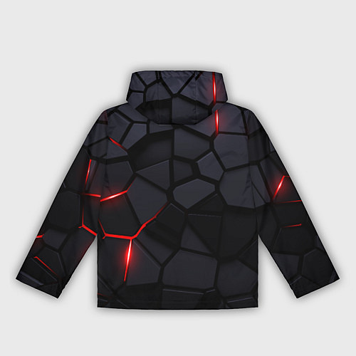 Женская ветровка Mazda - плиты с эффектом свечения / 3D-Черный – фото 2