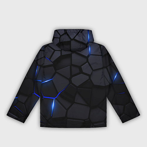 Женская ветровка Subaru - плиты с эффектом свечения / 3D-Черный – фото 2