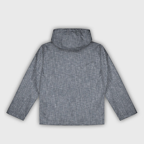 Женская ветровка Текстура серый однотонный / 3D-Черный – фото 2