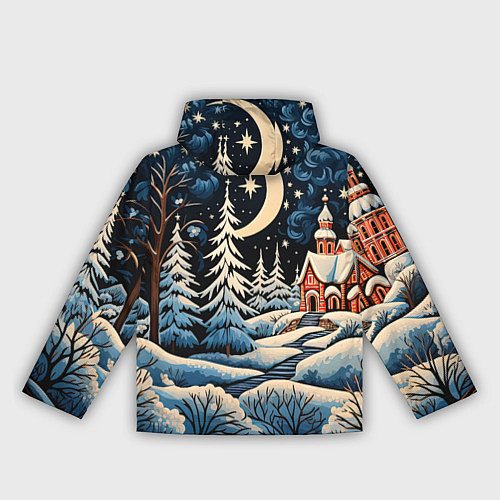 Женская ветровка Морозное утро / 3D-Черный – фото 2