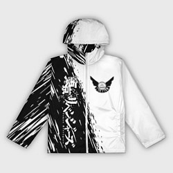 Ветровка с капюшоном женская Токийский мстители, цвет: 3D-белый