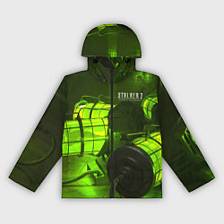 Ветровка с капюшоном женская STALKER 2 капсулы осознания, цвет: 3D-черный