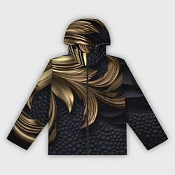 Женская ветровка Золотые узоры в виде листьев