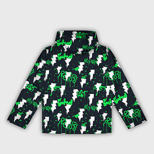 Женская ветровка Узорчатые каракули / 3D-Черный – фото 2