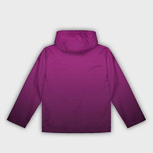 Женская ветровка Вишневый и черный градиент / 3D-Черный – фото 2