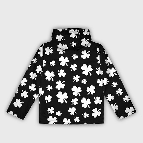 Женская ветровка Black clover pattern anime / 3D-Черный – фото 2