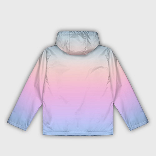 Женская ветровка Легкий голографический градиент / 3D-Черный – фото 2