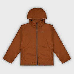 Ветровка с капюшоном женская Just brown однотонный, цвет: 3D-черный