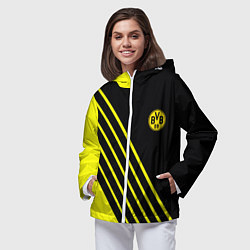 Ветровка с капюшоном женская Borussia sport line uniform, цвет: 3D-белый — фото 2