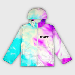 Ветровка с капюшоном женская Trapt текстура градиент неоновые краски, цвет: 3D-белый